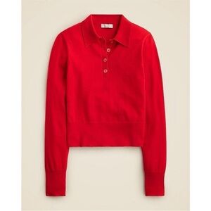 J. Crew Cashmere Long Sleeve Polo